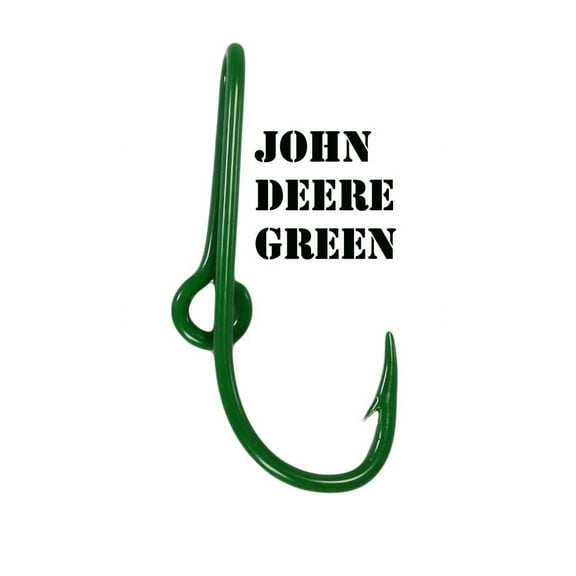 Eagle Claw Hat Hook John Deere Green Fish hook for Hat Pin Tie Clasp or Money Clip Cap Fish Hook