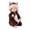 Brown, variant on HBYJLZYG Hooded Romper Squirrel Shaped Jumpsuits Fleece Crawling Clothes, Young Children With Clothes Bodysuit Soft Warm Pajamas Snowsuit