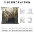 thumbnail image 5 of SHANXI  Abstract Art Pillow Covers Grey Gold Blue Grey Throw Pillow Covers, Geometry Stripe Cushion Covers 12x12in, 5 of 5
