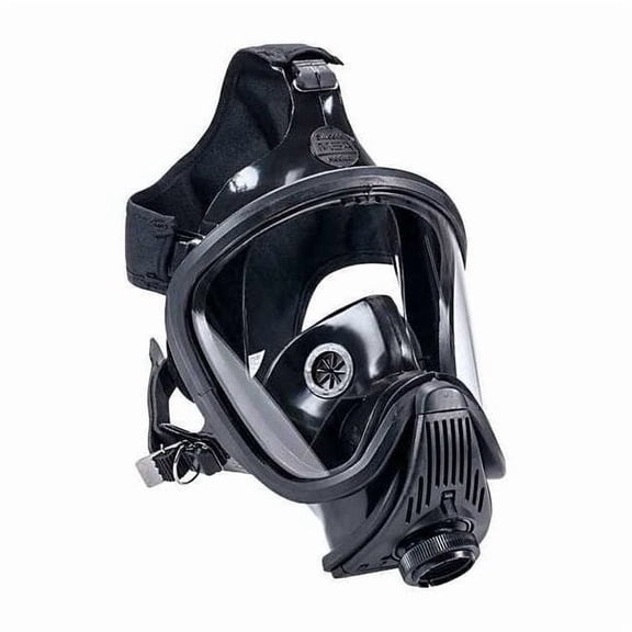 Msa Safety Full Face Respirator,L,Black 493116