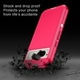 thumbnail image 4 of I-HONVA For Google Pixel 8A Case,3-Layer Military Grade Drop Protection Anti-Slip Bumper Rugged Shockproof Dustproof Protection 6.1 inch Phone Case,Pink White, 4 of 7