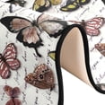 thumbnail image 6 of SKYSONIC 2'X6' Spring Butterflies Unique Runner Rug with Rubber Backing, Vintage Handwritten Letter Non Slip Entryway Rug Runner Washable Soft Area Rug Carpet for Hallway Bedroom Kitchen Decor, 6 of 6
