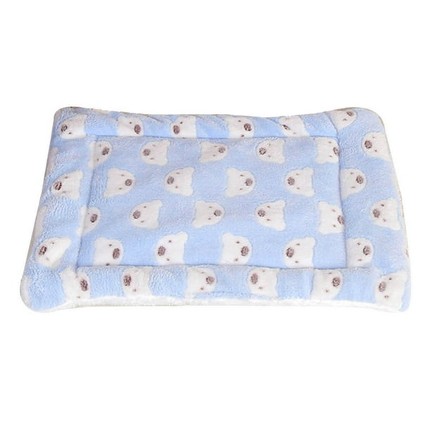 Colchoneta para Mascotas, Cama de Franela Espesa Otoño Invierno para Gatos y Perros, Lavable a Máquina