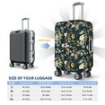 thumbnail image 4 of Kdxio Watercolor Floral Pattern Luggage Cover for Travel,Elastic and Durable,Fits 18-32 Inch,Anti-Scratch Suitcase Protector-No luggage included, 4 of 5