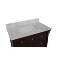 thumbnail image 3 of Sydney 36" Bathroom Vanity with Chocolate Cabinet and Carrara Marble Top, 3 of 6