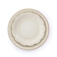 thumbnail image 5 of Elama Contessa 16 Piece Embossed Scalloped Stoneware Dinnerware Set in Ivory, 5 of 5