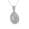 thumbnail image 3 of JewelersClub 1.00 Carat T.W. White Diamond Sterling Silver 3 Piece Jewelry Set, 3 of 10