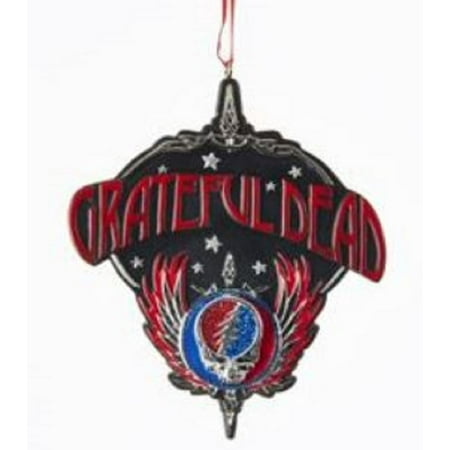 Grateful Dead Logo with Wings Christmas Tree Ornament Decoration GD2171