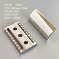 thumbnail image 2 of YMTQ Z0 316L stainless steel double edge safety razor, 2 of 6