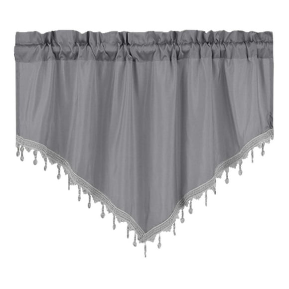 EGNMCR Room Decor, Home Decor, Home Decor Curtains Short Curtains Solid Color Curtains Triangular Curtains Household Curtains Small Curtains Through Rod Curtains Curtains Curtains