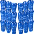 thumbnail image 1 of Tazas de café Skylety Bible Verse, 16 onzas, reutilizables, paquete de 20 unidades, azules, 1 of 7