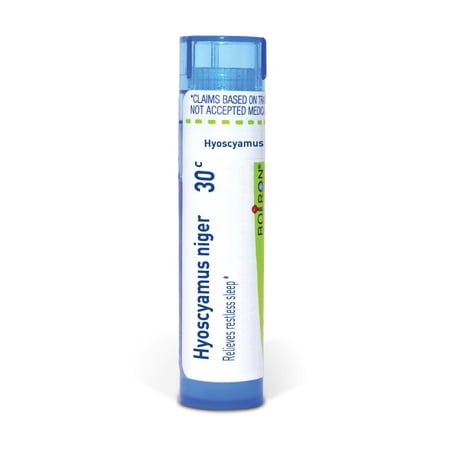 Boiron Hyoscyamus Niger 30C, Homeopathic Medicine for Restless Sleep, 80 Pellets
