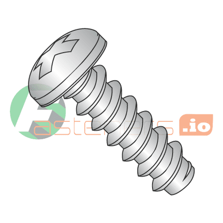 

#10 x 1 1/4 Type B Self-Tapping Screws / Phillips / Pan Head / 18-8 Stainless Steel (Quantity: 2 000 pcs)