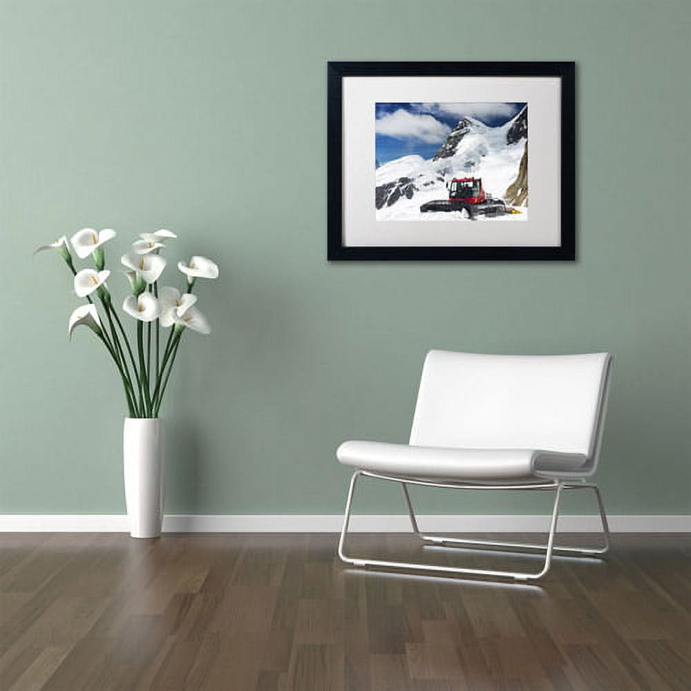 Trademark Fine Art "Top of Switzerland" Canvas Art by Philippe Sainte-Laudy, White Matte, Black Frame