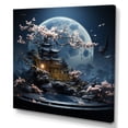 thumbnail image 2 of Designart "Moonlit White Bonsai Serenade II" Landscapes Wall Art - Modern White Tree Bonsai Entryway Wall Art, 2 of 6