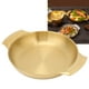 thumbnail image 1 of Sartén, Paellera de Acero inoxidable para cocino sartén delgada de acero inoxidable parala ideal para acamp al aire libre, fiestas, restaurantes y cocina casera, 1 of 7