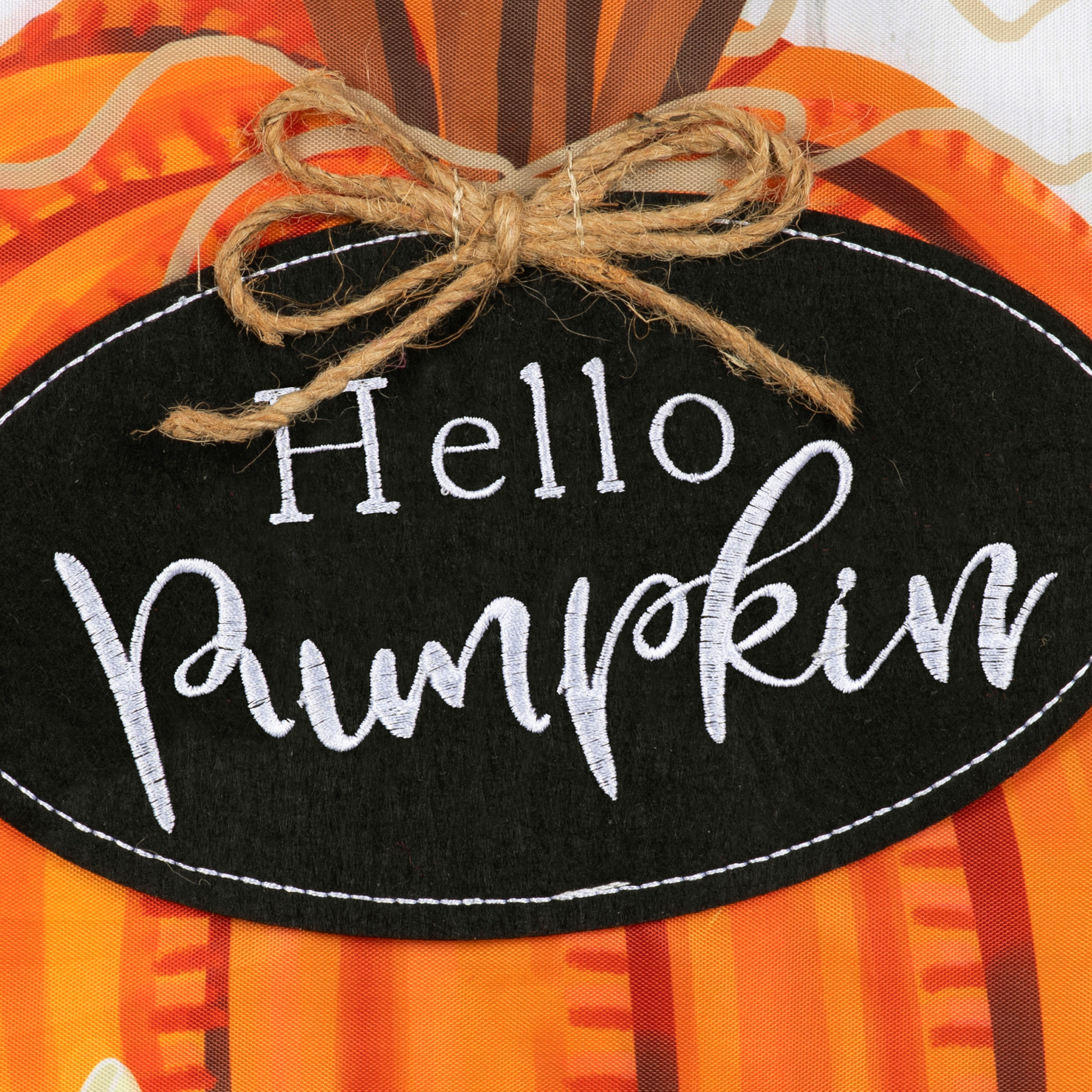 Hello Pumpkins Yard Flag 11.5in x 18in