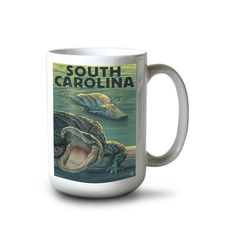 

15 fl oz Ceramic Mug South Carolina Alligators Dishwasher & Microwave Safe