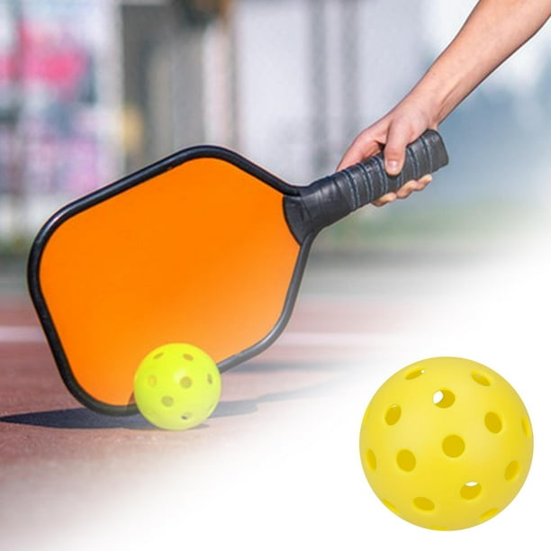 Pelota de Pickleball Luminosa de 40 Agujeros DYNWAVEMX Pelota de pickleball Amarillo