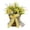 (YY)D, variant on Rustic Simulated Flower Basket - Cream Vintage Garland Wreath for Front Door, Wall Hanging Farmhouse Home Decor (Spring Summer)