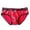 Red, variant on Men's Reflective Gold Triangle Underwear Elastic Tight Pants Breathable Comfort Fit, L, Black