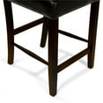 thumbnail image 4 of Furniture of America Kesler Faux Leather Counter Chair in Black (Set of 2), 4 of 5