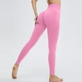 thumbnail image 2 of Ladies Outdoor New Seamless Peach Yoga Pants Pants Sports Tights Yoga Clothes Fitness Pants, 2 of 5
