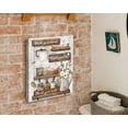 thumbnail image 4 of Farmhouse Bathroom Decor Wall Art Rustic Funny Bathroom Canvas 12x16 Framed, 4 of 6