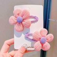 thumbnail image 2 of Horquilla de flores, tocado de bebé fresco, accesorios para el cabello de flores para niños, no dañan el cabello, clip BB, clip de flequillo de niña, tocado, 2 of 6