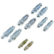 Dorman 13949 Brake Bleeder Screw for Specific Models, Gold and Silver (Pack of 10) Fits select: 1975-2004 FORD F150, 1999-2007 CHEVROLET SILVERADO