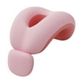 thumbnail image 1 of veasfak Compact, versatile neck support pillow for face positioning, breathable support, pink, 1 of 9