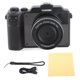 thumbnail image 2 of Cámara Digital 4K, Pantalla Delantera Trasera De 3,0 Pulgadas Conexión USB Cámara Vlogging 48 Megapíxeles Enfoque Automático 18X Para Viajar, 2 of 7