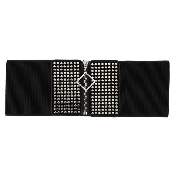 MUSEYA 1Set Ladies Waist Trainer Black PU Corset Waist Training Shapewear