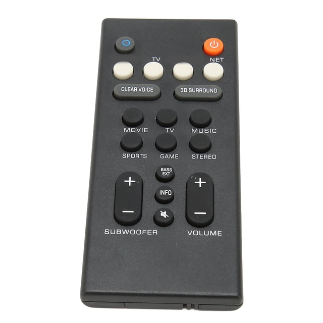 Soundbar Remote Control, ABS Bar Speaker Remote Control Sensitive Lightweight Battery Powered Replacement For ATS 1090 For YAS 1080 For ATS 1080