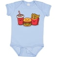 thumbnail image 3 of Inktastic Cute Fast Food Friends Burger Fries Soda Boys or Girls Baby Bodysuit, 3 of 5