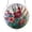 O, variant on Sunlit Mosaic Stained Glass Suncatcher, 8-Inch Round Acrylic Window Hanging Decor for Home Garden, Colorful Floral and Bird Wall Art Ornament with Hanging Chain