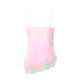 thumbnail image 5 of Rotm Womens Camisole Women's Lace Suspender Vest Summer Knitted Slim Sleeveless Base Shirt Pink,XL, 5 of 5