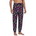 thumbnail image 4 of Pofeuu Skull mushroom rainbow color Print Sweatpants for Men, Men's Lounge Pants, Men's Athletic Pants, Men's Sweat Pants with Pockets-XX-Large, 4 of 5