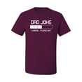 thumbnail image 2 of Wild Bobby,Dad Joke Loading Hilarious Funny Dad Granpa Daddy, Father's Day, Men Graphic Tees, Maroon, Large, 2 of 3
