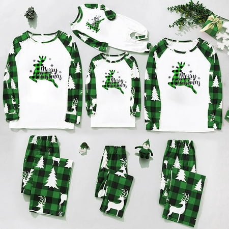 

Family Christmas Matching Pajamas Sets Christmas Matching Jammies for Couples Christmas Elk Pjs Xmas Holiday Sleepwear Set