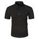 thumbnail image 3 of Camiseta informal de manga corta estampada para hombre - Tejido suave y transpirable - Diseño elegante para el día a día en verano - Fácil de cuidar, 3 of 5