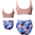 thumbnail image 6 of Fesfesfes Swimsuits for Mother and Daughter Floral Print Two Pieces Bikini Girls Family Matching Swimsuit Big Girls Swimwear, 6 of 9