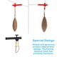 thumbnail image 3 of Yuarrent 10 piezas ganchos de equilibrio de pescado clip de liberación anti-bobinado ABS divisor de gancho de servicio pesado accesorios de pesca al aire Type3 NO3 Yuarrent OD024166-01, 3 of 6