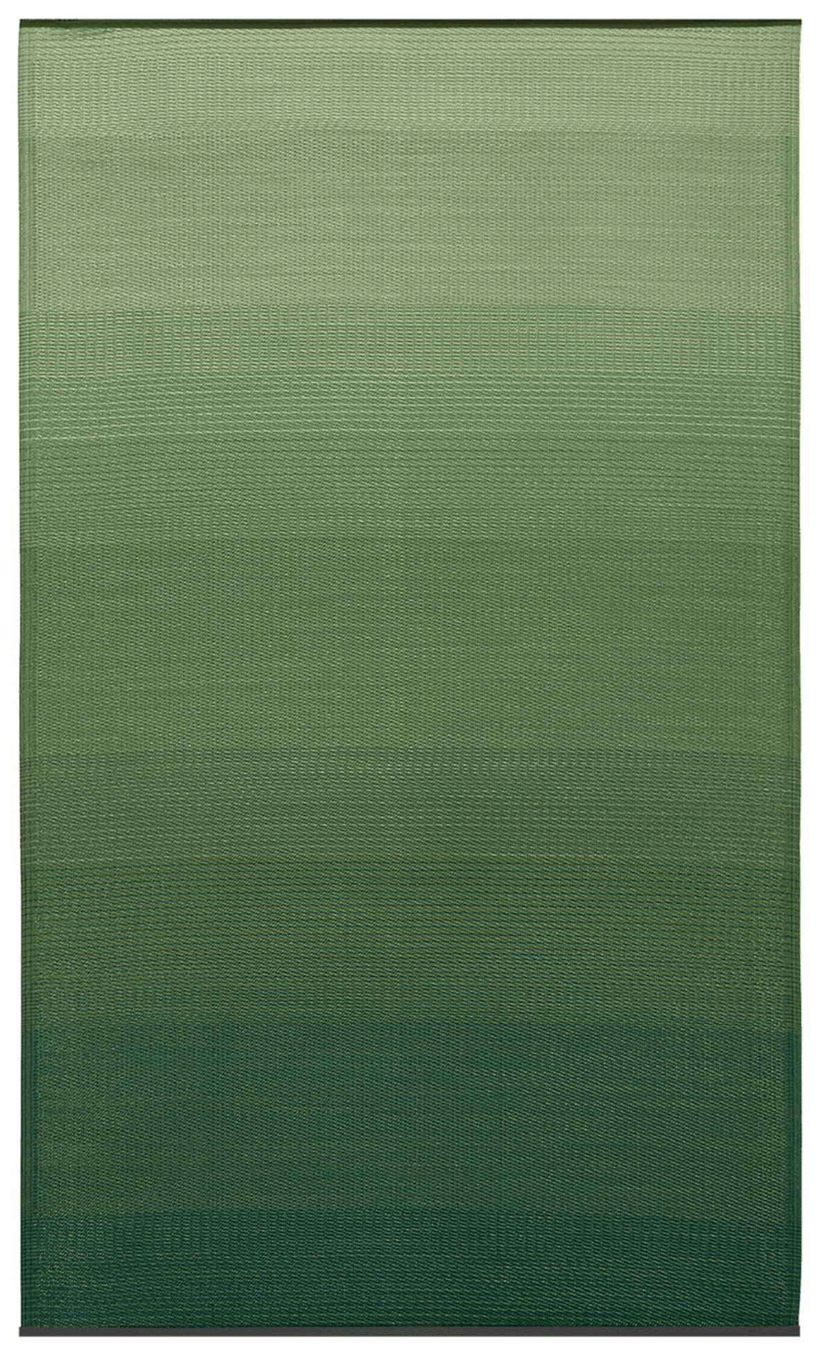 Fab Habitat Ombre Outdoor Rug - Waterproof, Fade Resistant, Crease-Free - Premium Recycled Plastic - Striped - Patio, Porch, Deck, Balcony - Big Sur - Green - 5 x 8 ft