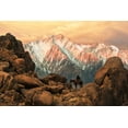 thumbnail image 2 of Dawson, Robert 24x17 Black Ornate Wood Framed with Double Matting Museum Art Print Titled - Sierra Morning, 2 of 4