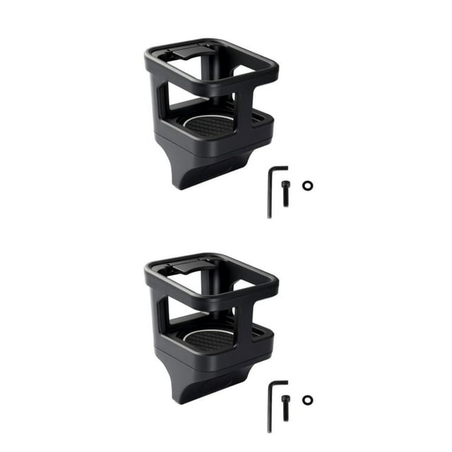 maskred Car Bracket Phone Cup Holder Essentials Organized Black Durable And Washable 2Set