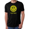 thumbnail image 1 of LA Pop Art Men's Premium Blend Word Art T-shirt - Dead Inside Smile, 1 of 2