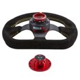 Universal Racing Steering Wheel Quick Release Hub Real Carbon Fiber
