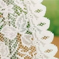 thumbnail image 6 of White Vintage Lace Table Runner Weaving Floral Tablecloth Wedding Home Decor, 6 of 7