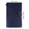 thumbnail image 4 of Leather Notebook,Classic PU Leather Travel Travel Journal Travel Notebook Innovative Solution, 4 of 5